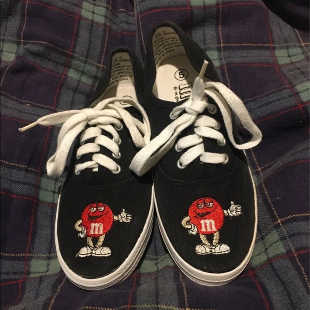 M&M’s Candy Embroidered shoes